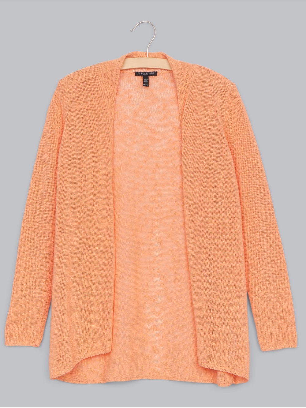 Eileen Fisher Melange Organic Linen Grain Cardigan